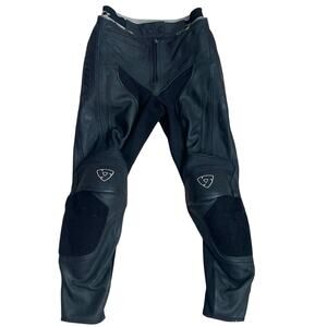 REVIT GT Ladies Protective Motorcycle Riding Racing Pants Size 36 Black Leather